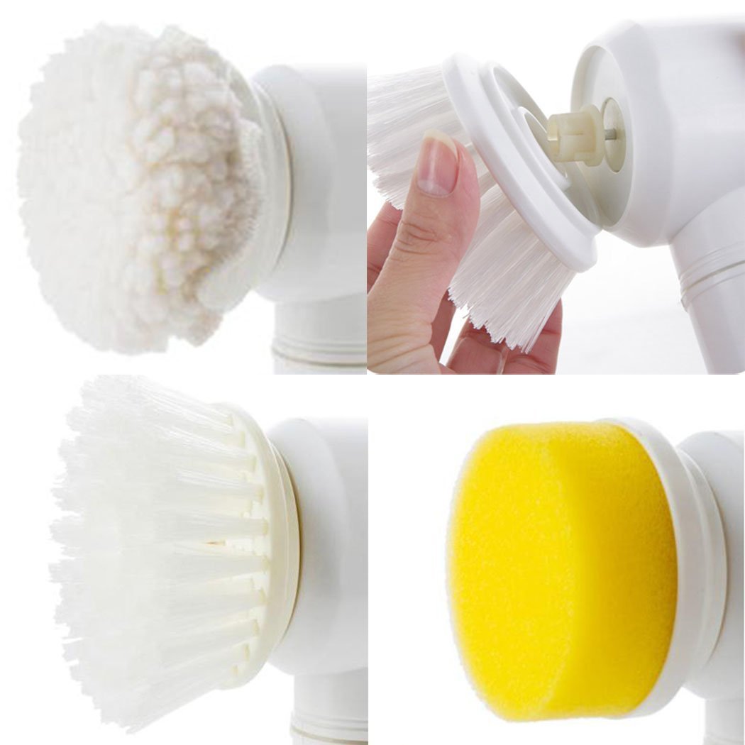 5-in-1 Electric Cleaning Brush – Scrub Less, Clean More