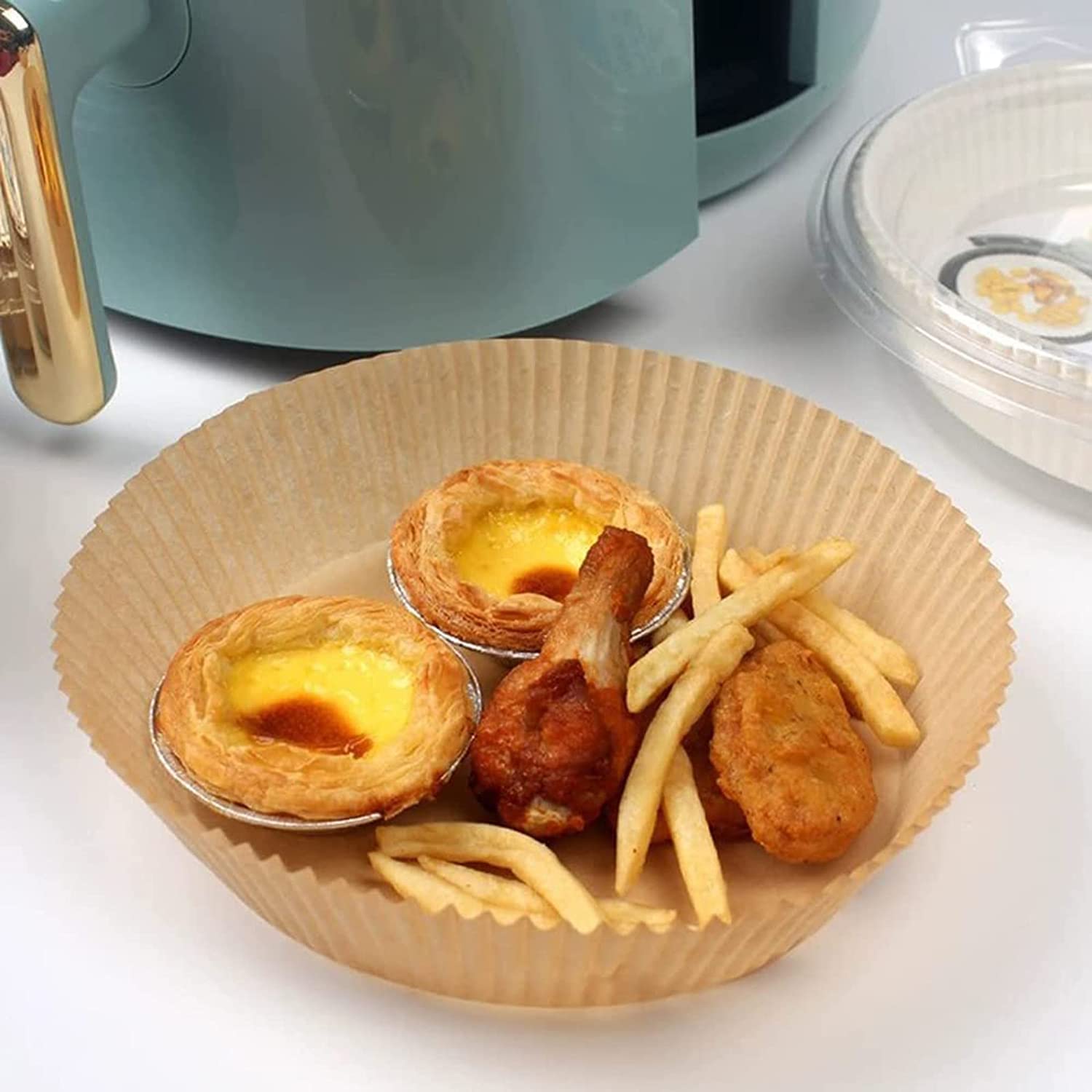 No-Mess Air Fryer Liners – Oil-Proof & Easy Cleanup