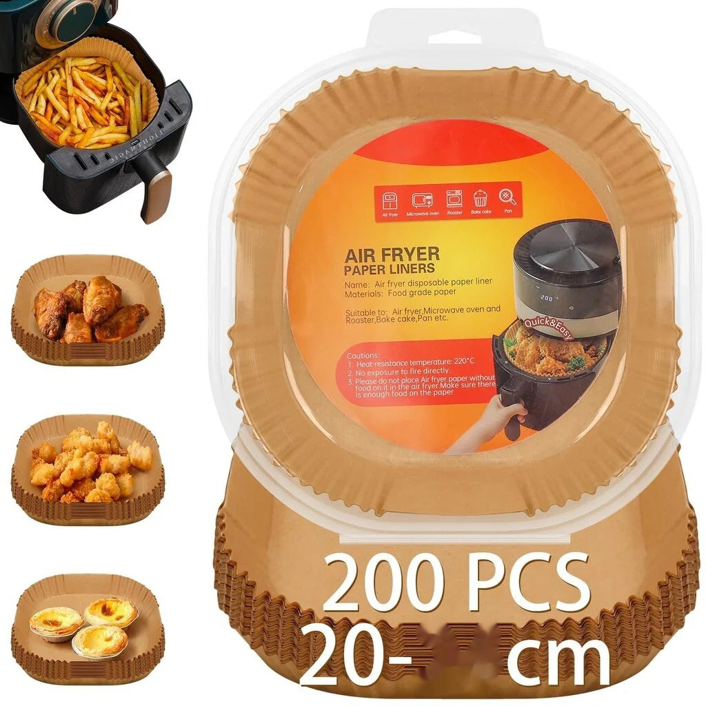 Food-Safe Air Fryer Baking Paper – Disposable & Grease-Proof