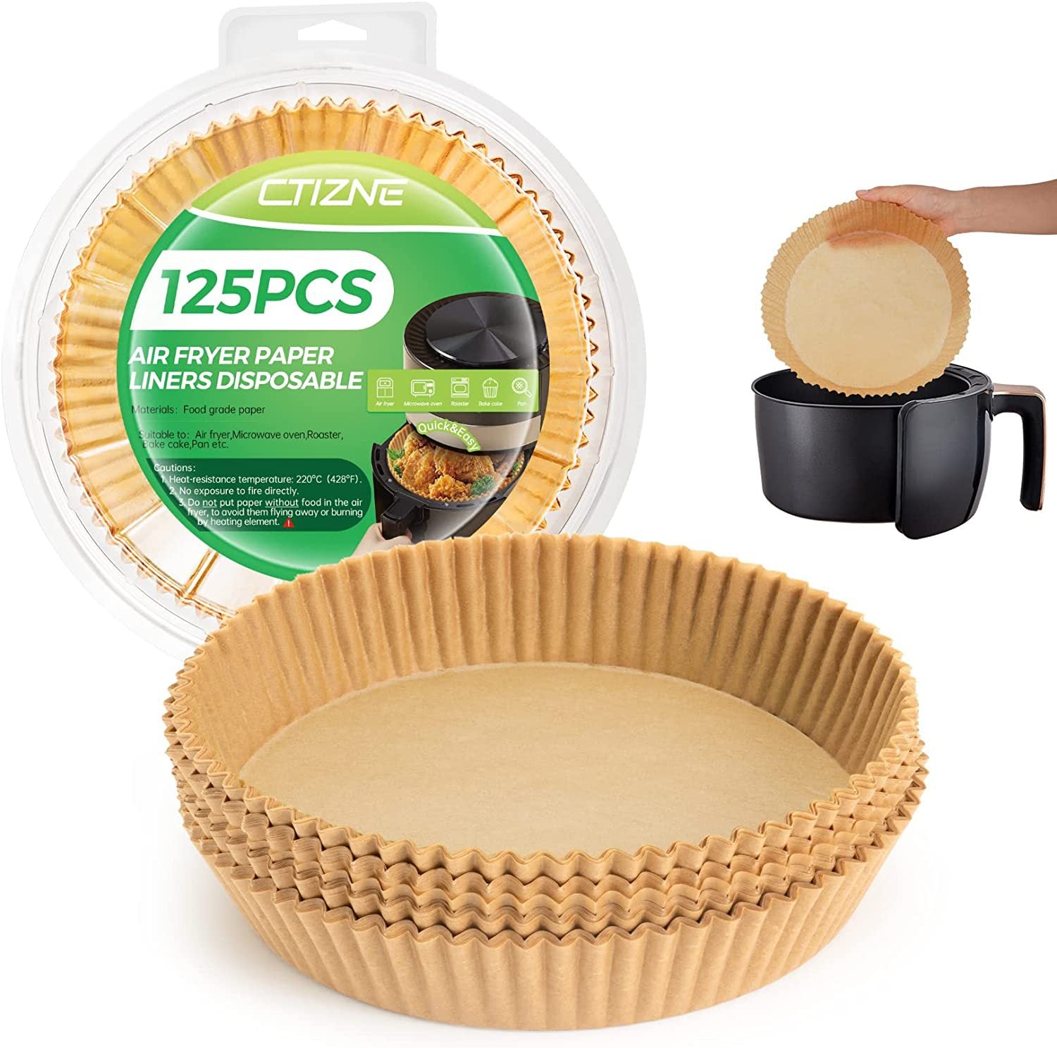 Food-Safe Air Fryer Baking Paper – Disposable & Grease-Proof