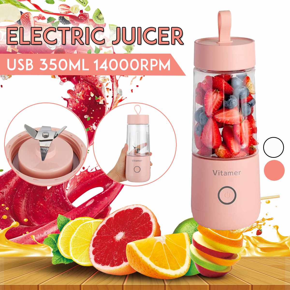 Portable USB Blender – Fresh Juice Anywhere